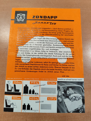 Zündapp janus auto brochure - janus,