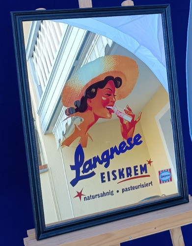 Vintage langnese eiskrem - vintage,