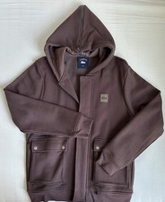 LACOSTE Sweatjacke Hoodie Sweater mit Kapuze - Größe 4 (M) - braun Herren/Damen