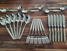 24-tlg. Edles Auerhahn 90er Silberbesteck 6 Personen, 60er Jahre