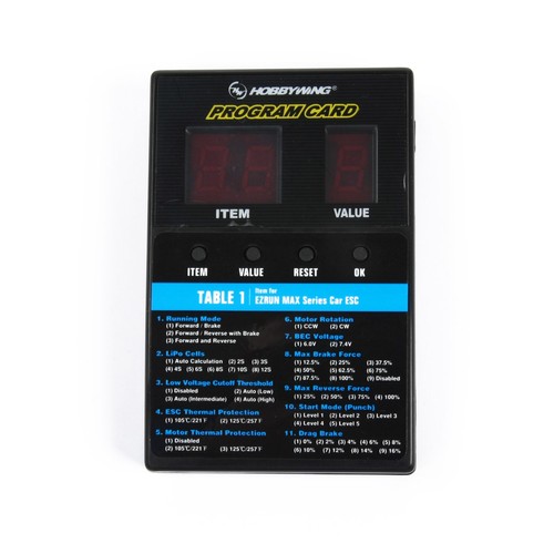 Hobbywing programmierbox led - hobbywing,