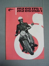 MZ ES 250/1 ES 175/1 Original-Prospekt 60er Jahre DDR VEB Motorradwerk Zschopau