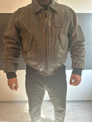 Alpha industries leder jacke - alpha,