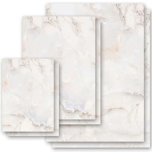 Motiv briefpapier marmor natur - marmor,