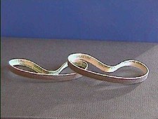 Stoßmesser,Schleifbänder,4 Stück Medium,6 mm breit, 22 cm lang.