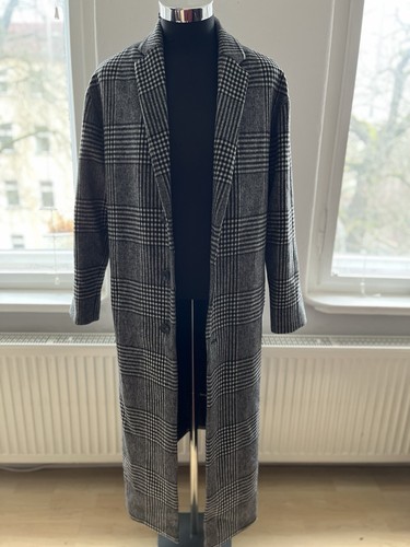 Asos langer mantel kariert - mantel,