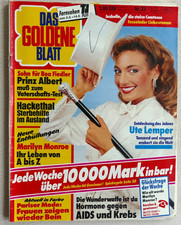 Das goldene Blatt 33/1987 Ute