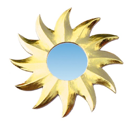 Spiegel sonnenstern gold - "sonnenstern",