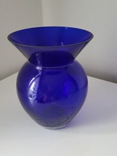 Vase, Glasvase, Silberhochzeit, 25. Ehejubiläum, Blumenvase, Geschenk, Dekovase