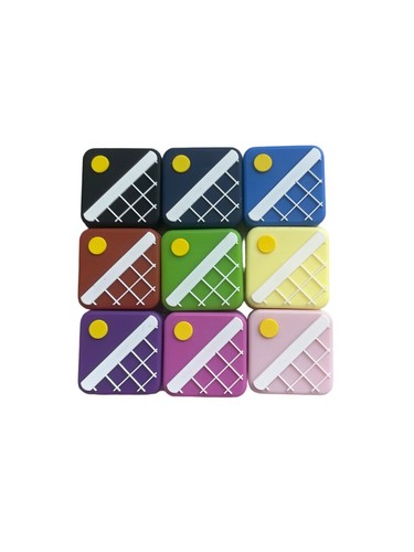 80er pack bunte tennisdämpfer - bunte,