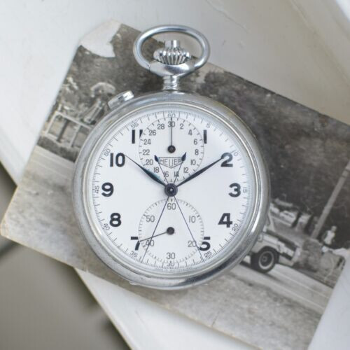 Rare vintage heuer rattrapante - rare,