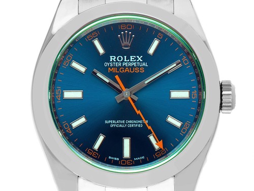 Rolex milgauss elektroblau - rolex,