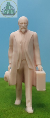 Modellbahnfigur reisender - modellbahnfigur,