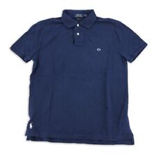 Polo Ralph Lauren Poloshirt Gr. M Custom Slim Fit Herren Oberteil Kurzarm Blau
