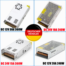 DC 12V24V Netzteil LED Trafo 240/360W Schaltnetzteil Adapter LED Driver Streifen
