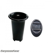 Wehrmacht Luftwaffe Feldflaschenbecher für Feldflasche M31 schwarz PVC