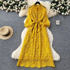 Kleid Frau Elegant Lang Weich