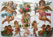 Glanzbilder Oblaten ~  ef 7244