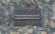 Klettpatch minentaucher - klettpatch, "minentaucher"
