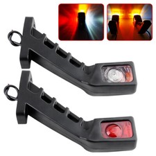 2x LED 12V - 24V LKW Begrenzungsleuchten Positionsleuchten Anhänger Gelb Rot Wei