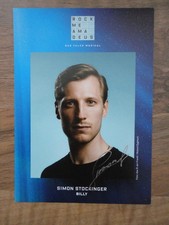 * Autogrammkarte * Rock me Amadeus* Das Falco Musical* Simon Stockinger * sign *