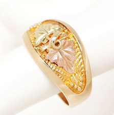 Herrenring 10 Karat 417 Gold