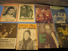 Sammlung 53 x  DDR Film,Programme Filmgeschichte DDR von 1971 Filmkunst,Stars