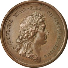 [#412670] Frankreich, Medaille, Les revues militaires, Ludwig XIV., Geschichte, 1665, Mauger