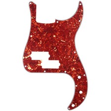 Musiclily Vintage Tortoise 13 Hole Pickguard For Fender Standard Precision Bass
