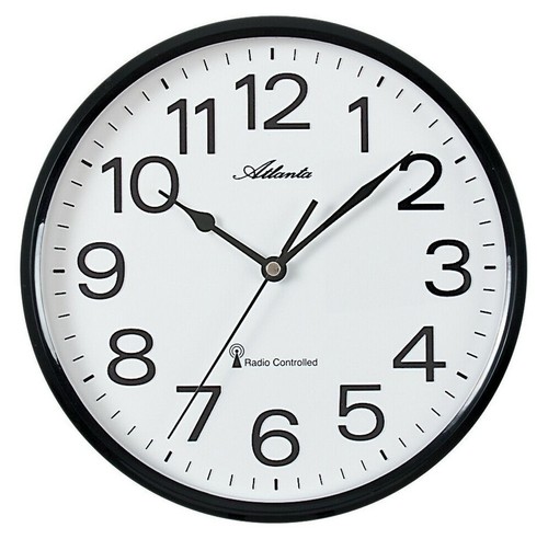 Moderne funk wanduhr schwarz - funk,