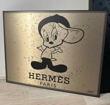 Urban Pop Art: H.ermes Tweety Brushed Gold