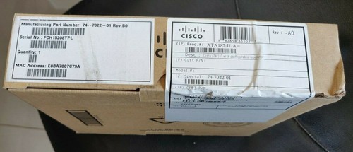 Cisco systems ata187 - systems, ata187-i1-a
