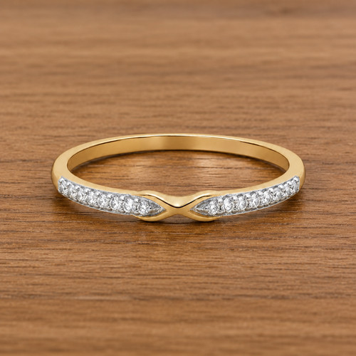 18kt gold infinity eternity - 18kt,