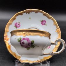 Weimar Porzellan Rose Goldrand