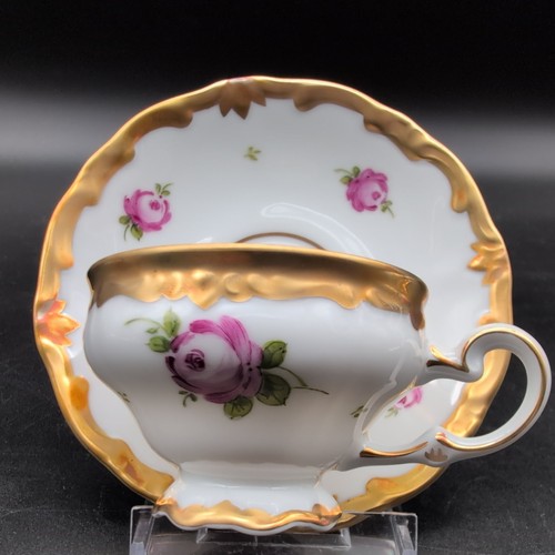 Weimar porzellan rose goldrand - weimar,