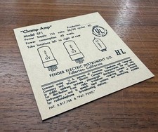 Fender Champ 5F1 Reproduktion