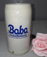 Alter Baba Aschaffenburg Bierkrug Steinkrug Grau 1 Liter Krug H 577