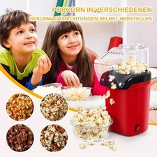 Popcornmaschine Popcornmaker Popcorngerät Popkorn Maker Maschine Heißluft -1200W