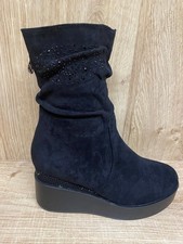 Damen Stiefeletten Keilabsatz