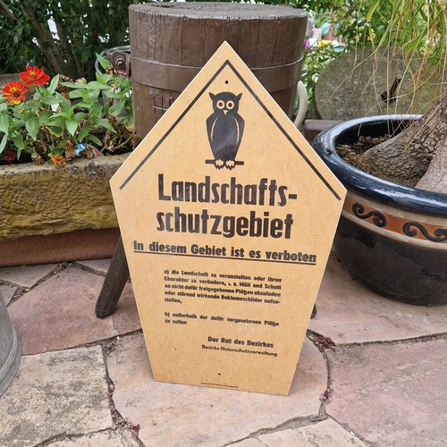 Altes ddr schild - ddr, original