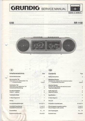 Grundig service anleitung - grundig,