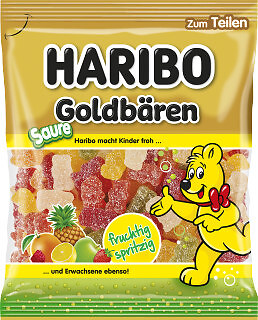 Haribo goldbären sauer 175g - sauer,