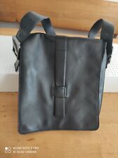 Damen Und Herr Umhängetasche Schultertasche, Echtes Leder,  Schwarz, Hochwertige