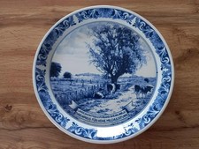 Wandteller Oud Delft 1962 Ehrenpreis für hohe Milchleistung, sehr selten