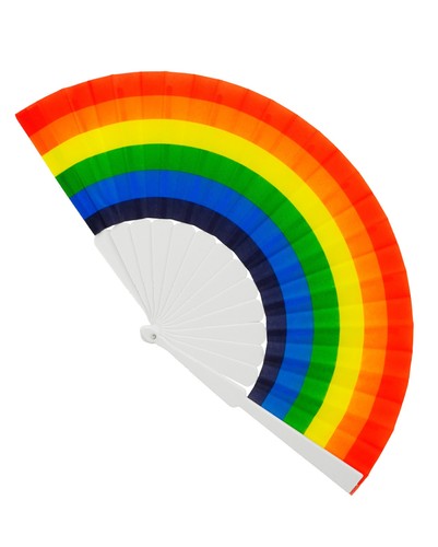 Bunter regenbogen fächer als - bunter,