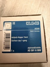 JUNG AS581WW Rahmen - Alpinweiß