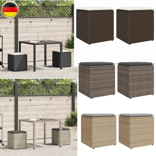 Gartenhocker mit kissen - gartenhocker,