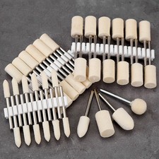 Polierscheiben Wolle Filz Polierköpfe Polierstifte 2.35/3/6mm Schaft