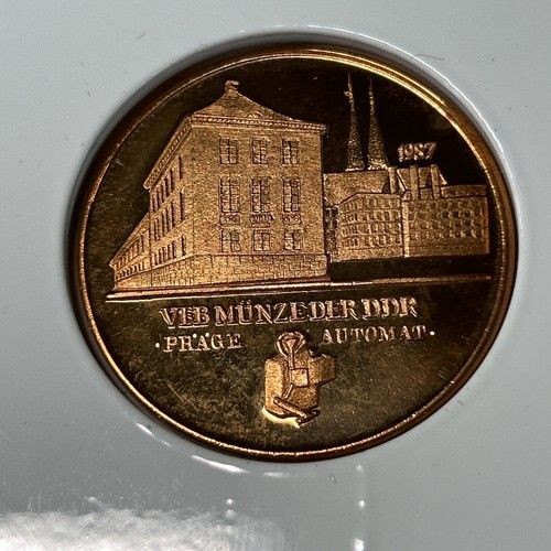 Medaille veb münze - der, ddr