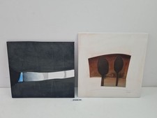 2x Bilder Moderne Kunst Pappe